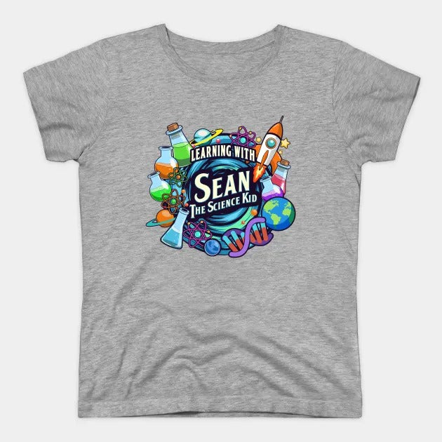 Learning with Sean The Science Kid T-Shirt (Female Fit)