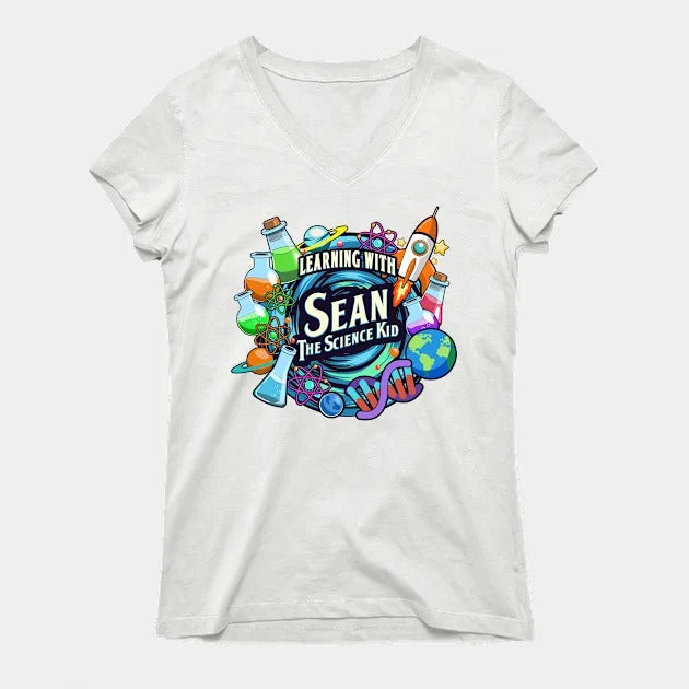 Learning with Sean The Science Kid T-Shirt (Female Fit)