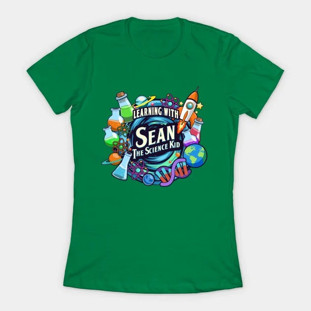 Learning with Sean The Science Kid T-Shirt (Female Fit)