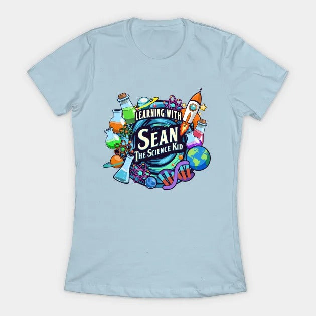Learning with Sean The Science Kid T-Shirt (Female Fit)
