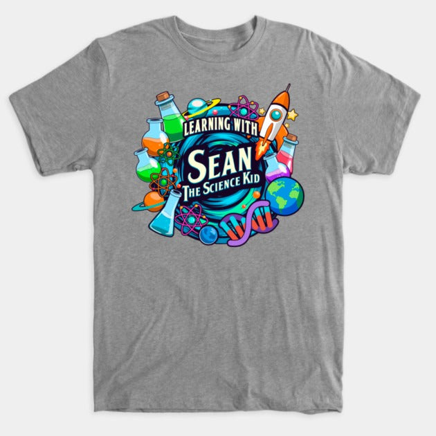 Learning with Sean The Science Kid T-Shirt (Male Fit)
