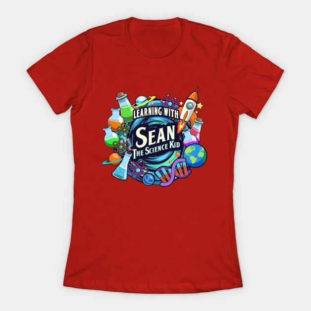 Learning with Sean The Science Kid T-Shirt (Female Fit)