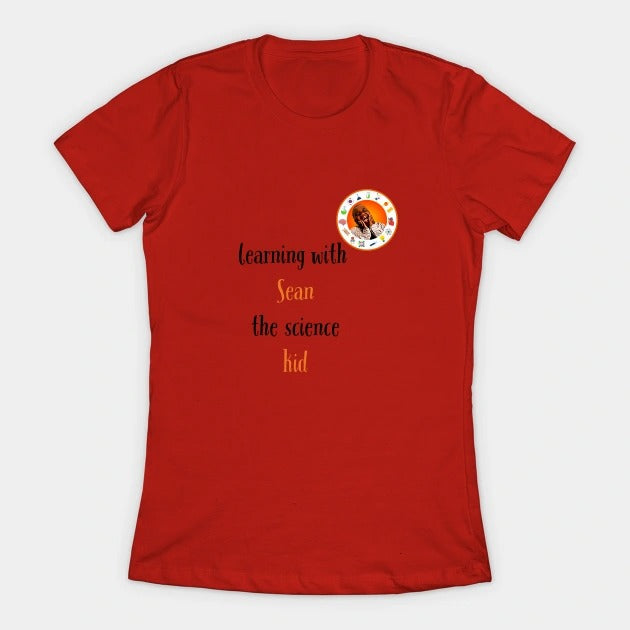learning with Sean the science kid T-Shirt (Female Fit)
