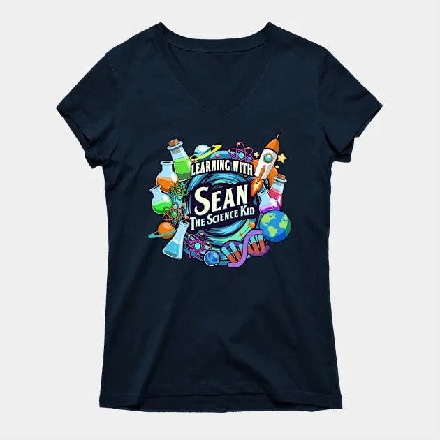 Learning with Sean The Science Kid T-Shirt (Female Fit)