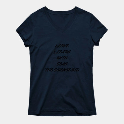 I love 2 learn with Sean The Science Kid T-Shirt (Female Fit)