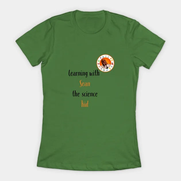 learning with Sean the science kid T-Shirt (Female Fit)