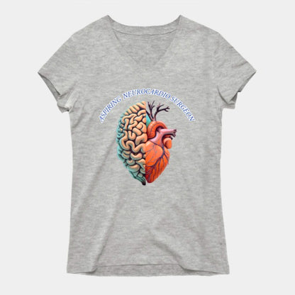 Aspiring "Neurocardio" Surgeon T-Shirt (Female Fit)