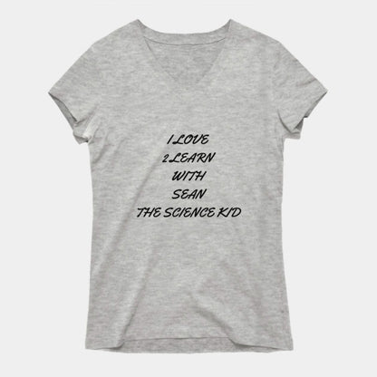 I love 2 learn with Sean The Science Kid T-Shirt (Female Fit)