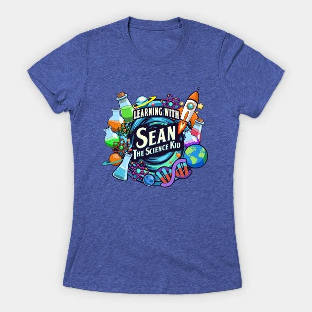 Learning with Sean The Science Kid T-Shirt (Female Fit)